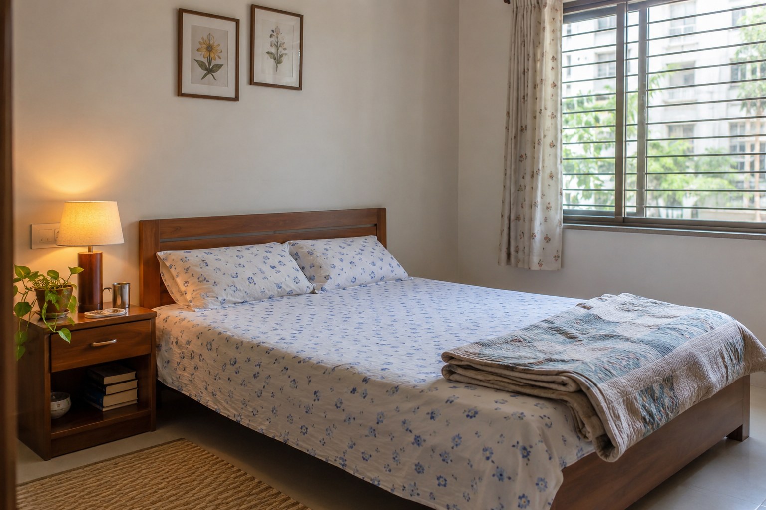 Styled bedroom