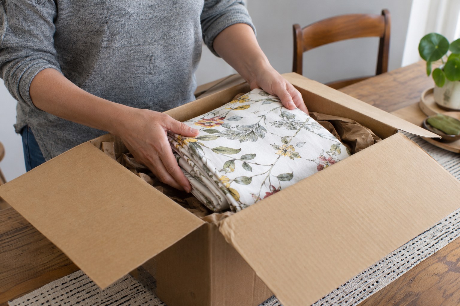 Online delivery parcel