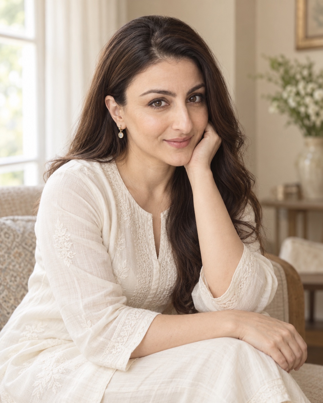 AI-generated portrait of Soha Ali Khan